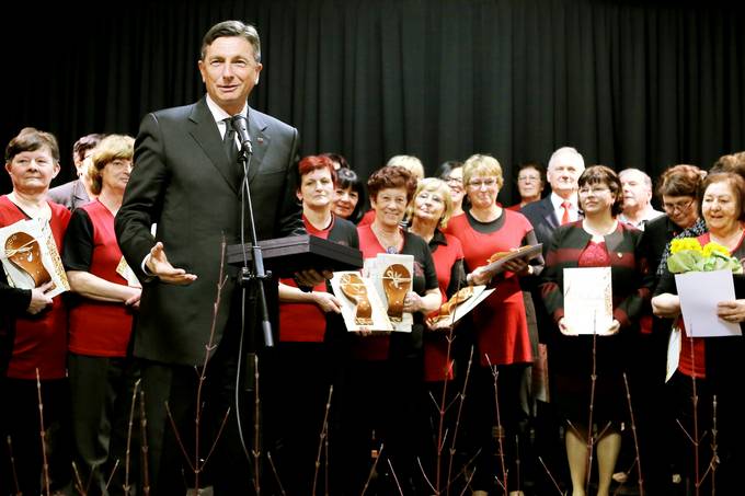 Predsednik Pahor čestital Društvu podeželskih žena in deklet Bela Cerkev